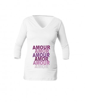 Camiseta para embarazada - Amor Amour